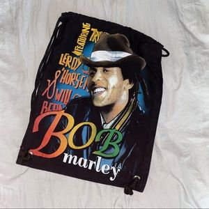 Concert featuring Bob Marley book bag back pack